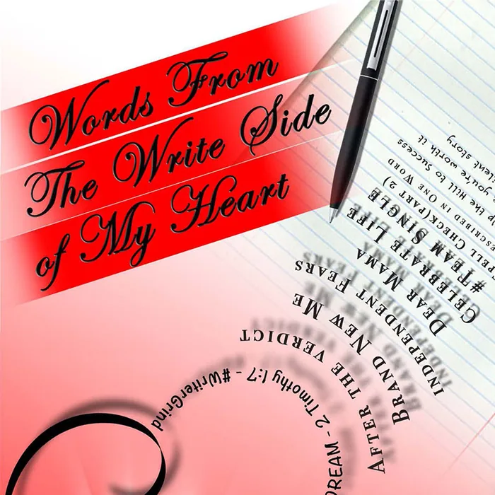Cover of Words From The Write Side of My Heart by Liltera R. Williams
